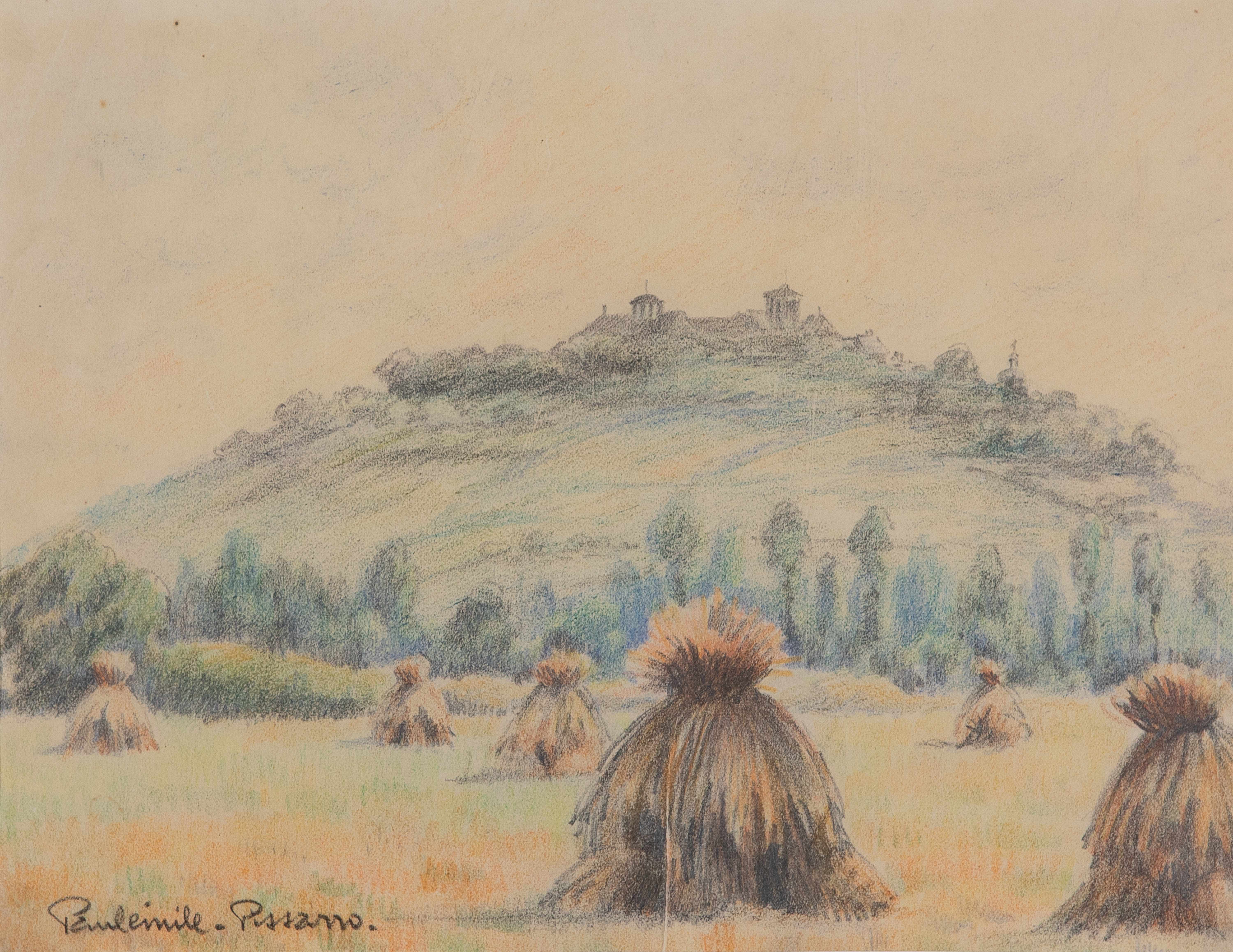 Paulémile Pissarro - Meules de foin